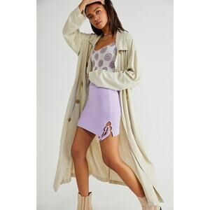 Women's Free People Beach Free-est Reagan Sweater Mini Skirt size M in Lavender